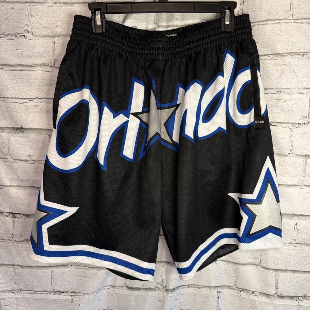 Vintage HardWood Classic Mitchell & Ness Orlando Magic Black NBA Basketball Sho